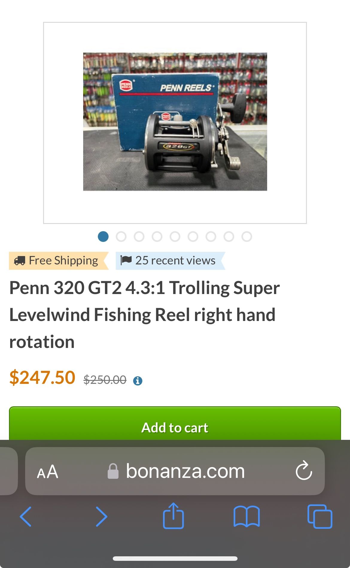 Penn Big Game Fishing Reel Never Used 