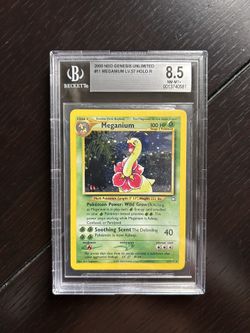 Meganium Neo Genesis Holo Pokemon Card Mint