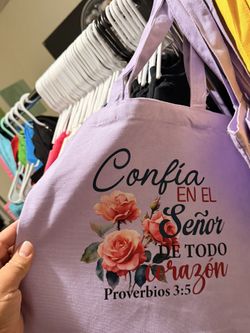 Shopping Bag, Dtf, Print, Christian