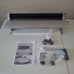 DKN 15 Inch Pizza Dough Roller Machine With Hank Crank Asta Maker, Fondant Roller, Solid Steel And Aluminio Construction