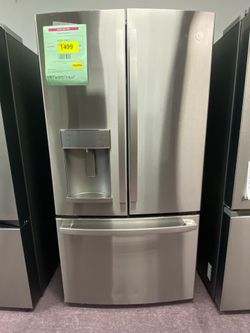GE 22.1 cu. ft. French Door Refrigerator in Fingerprint Resistant Stain Counter Depth and ENERGY STAR