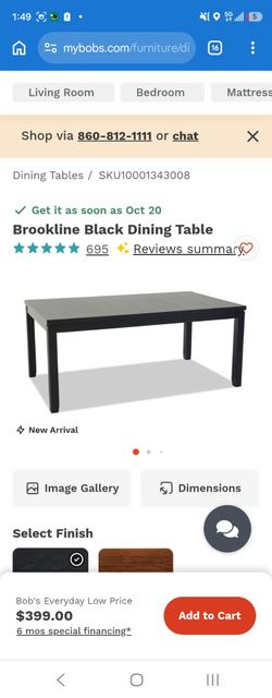 Brookline dining table