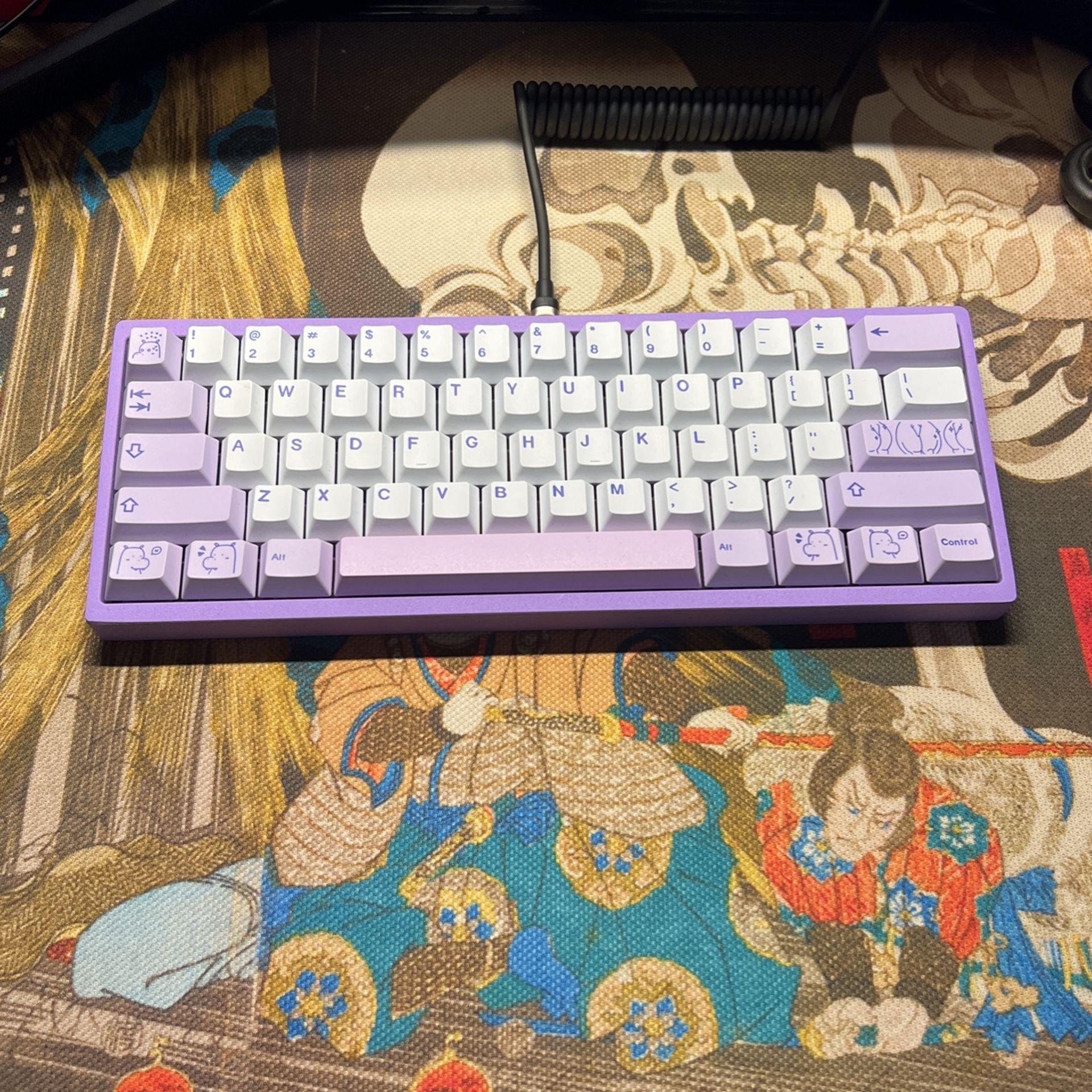 CannonKeys Bakeneko60 - NG lavender