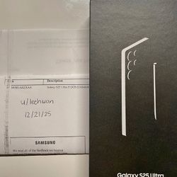 Samsung Galaxy S25 ULTRA unlocked 512GB New