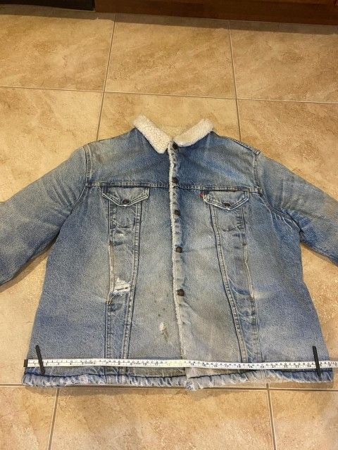 Vintage Levi's Jacket 80s 90s Levi's Sherpa Jacket XXL