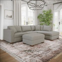 Like new Thomasville Walsen Sectional with Storage Ottoman Sells at Costco for $1500 plus tax