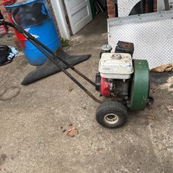 Walk Behind Leaf Blower, Gas Powered Old, But In Good Shape, Motors, Strong Hell Of A Leaf Blower