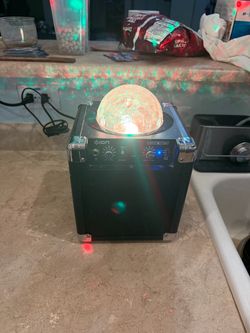 ION House Party Bluetooth Karaoke Speaker w/ Disco Lights
