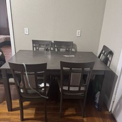 6 Chair Dining Table 