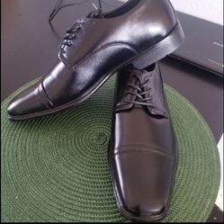 Van Heusen Alex Black Men's Dress Shoes Size 8M