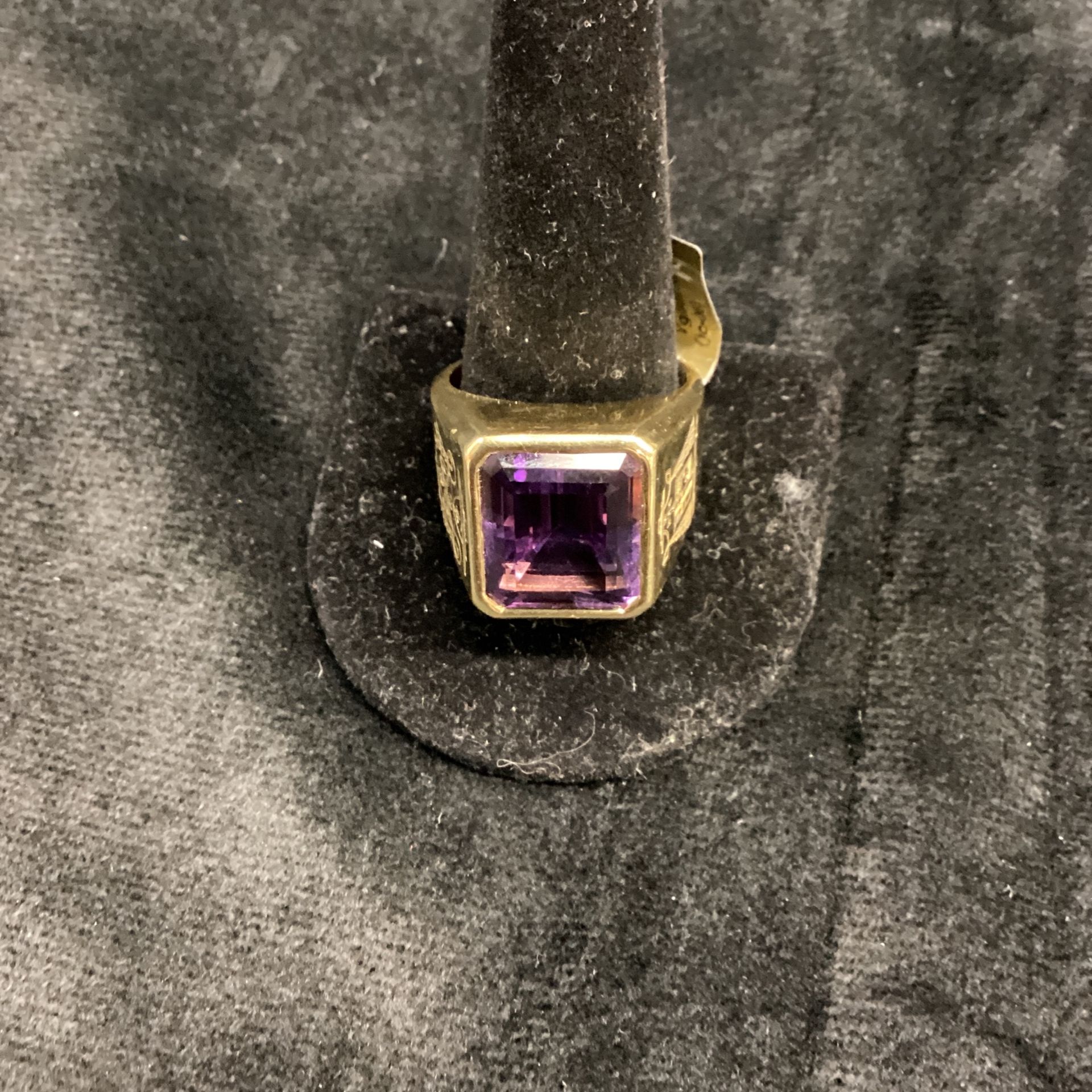 Yellow, Gold, And Amethyst Ring