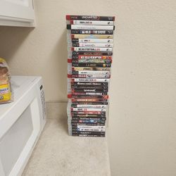 Lot Of 39 PS3 Games. 34 Complete In Box. 5 Don't Have Original Cases. 