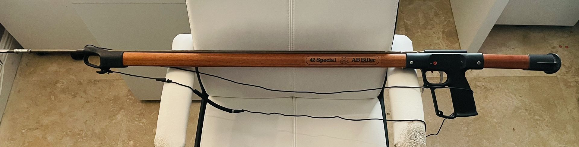 A.B. Biller 42" Special Speargun - Mahogany