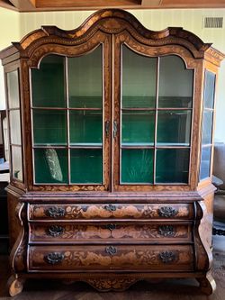 Antique chest and cabinet