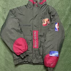 Vintage Seattle SuperSonics Jacket Reversible Large