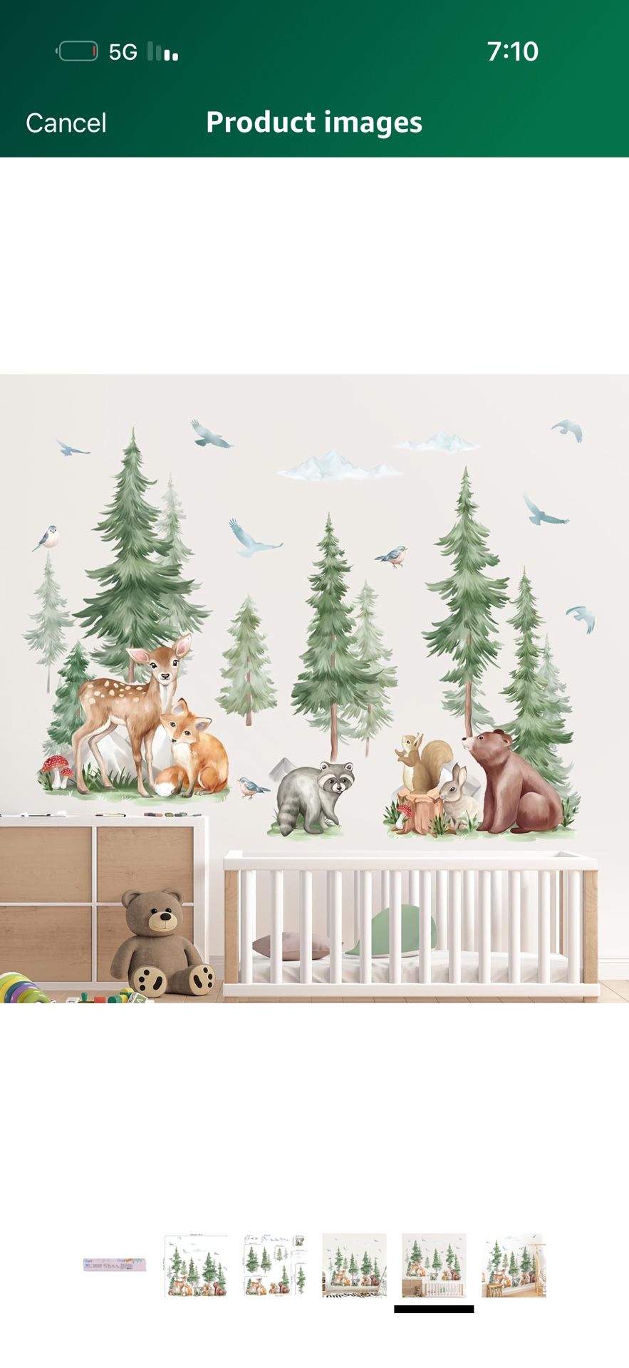 Wall stickers for a child's room