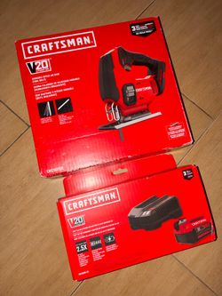 Craftsman V20 Jigsaw and Battery with Charger Kit