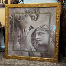 Richard Franklin “To Go Beyond” Large Framed Art Print – 44” x 44”