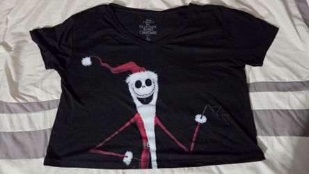 Nightmare Before Christmas Jack Skellington crop top Size L
