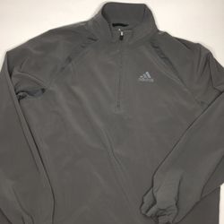 Men’s Adidas 1/4 Zip Mock Neck Pullover Windbreaker Jacket •Size 2XL