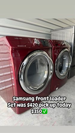 Samsung washer dryer set