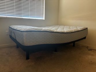 Zero Gravity Fully Electric Head and Foot Queen Bed and Mattress