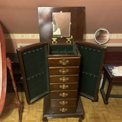 1988 Powell Jewelry Armoire - Overpacked Cabinet