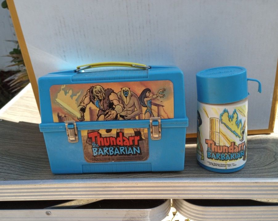 Thundarr The Barbarian Lunchbox With Thermos for Sale in Pasadena