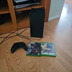 Used Xbox Series X With Controller And 2 Assassin's Creed Games