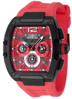 Invicta racing red  & Black Chronograph Watch Mens