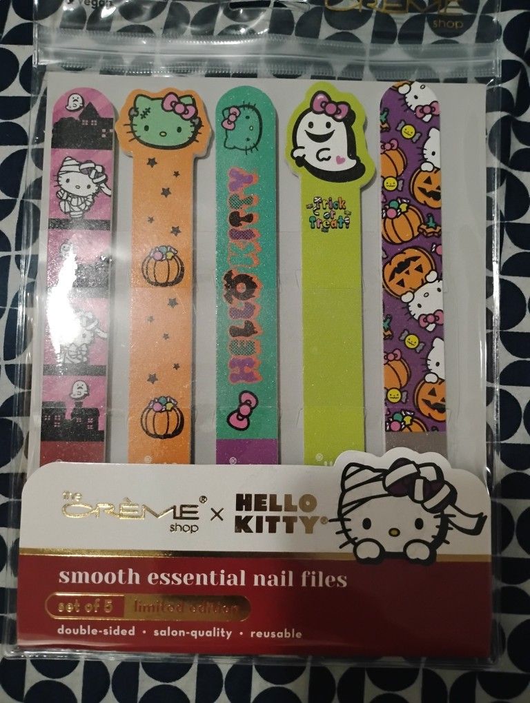 New Hello Kitty Halloween Limited Edition Nail File Set