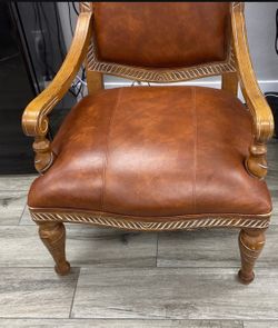Accent Leather chairs