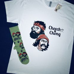 CHEECH & CHONG TEE & SOCKS. (make a offer)