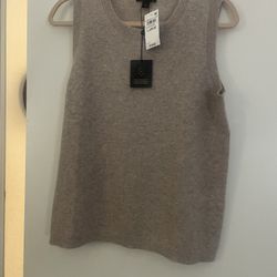 Cashmere Taupe Vest