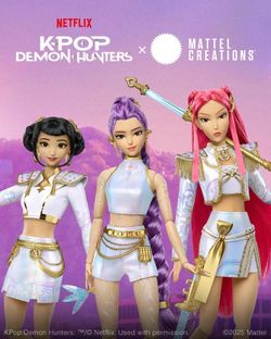 KPop Demon Hunter Mattel Creations Limited Edition Dolls 3 Pack