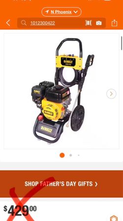 DEWALT 3400 PS| 2.5 GPM Gas Pressure Washer with Maintenance-Free Pump, Heavy-Duty Commercial