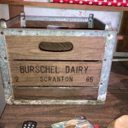 Burschel Dairy Vintage Milk, Crate 