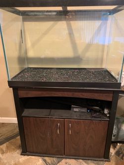 60 gallon aquarium with stand