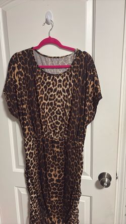 Leopard Print Maxi Dress