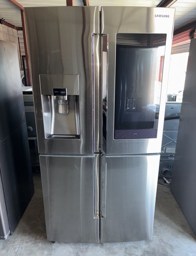 Samsung Stainless Steel Refrigerator And Freezer