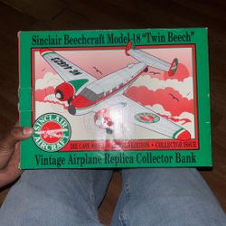 Airplane Vintage Model 18 Twin Beech 