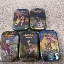 Pokemon Crown Zenith Mini Tins 5 Set Complete 