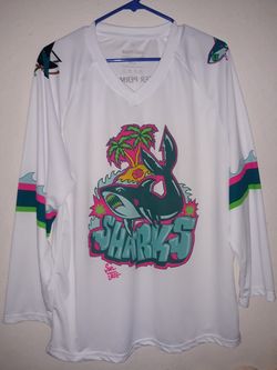 San jose Sharks graffiti Jersey