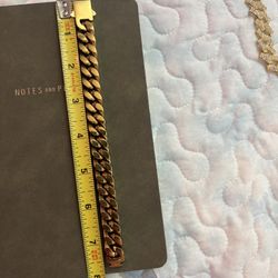 7.5 Inches Gold Plated Bracelets 