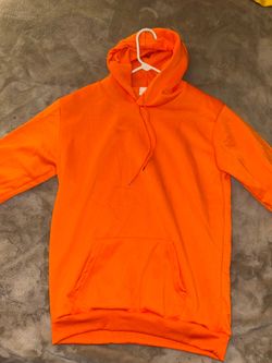 Orange Blank Sweater