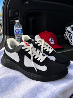 Prada America's Cup Sneakers Black White