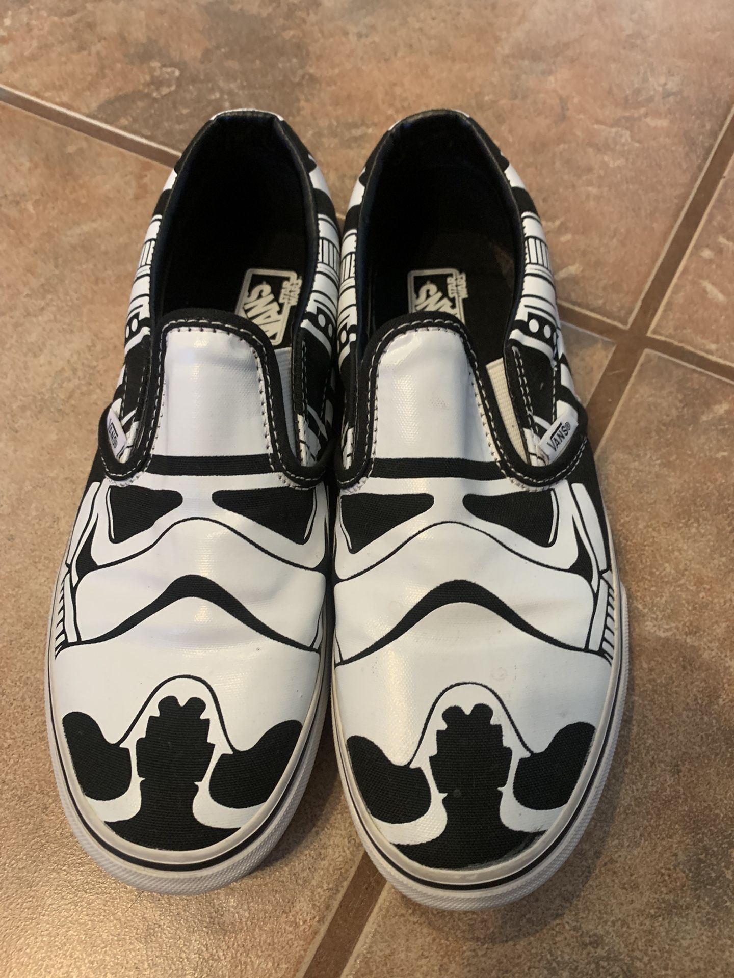 Vans Star Wars Slip On Shoes Size 4