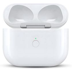 Compatible for AirPods 3 Charging Case Replacement AirPod 3rd Generation with Wireless Charging Bluetooth Pairing Sync Button (No Earbuds) (Compatible