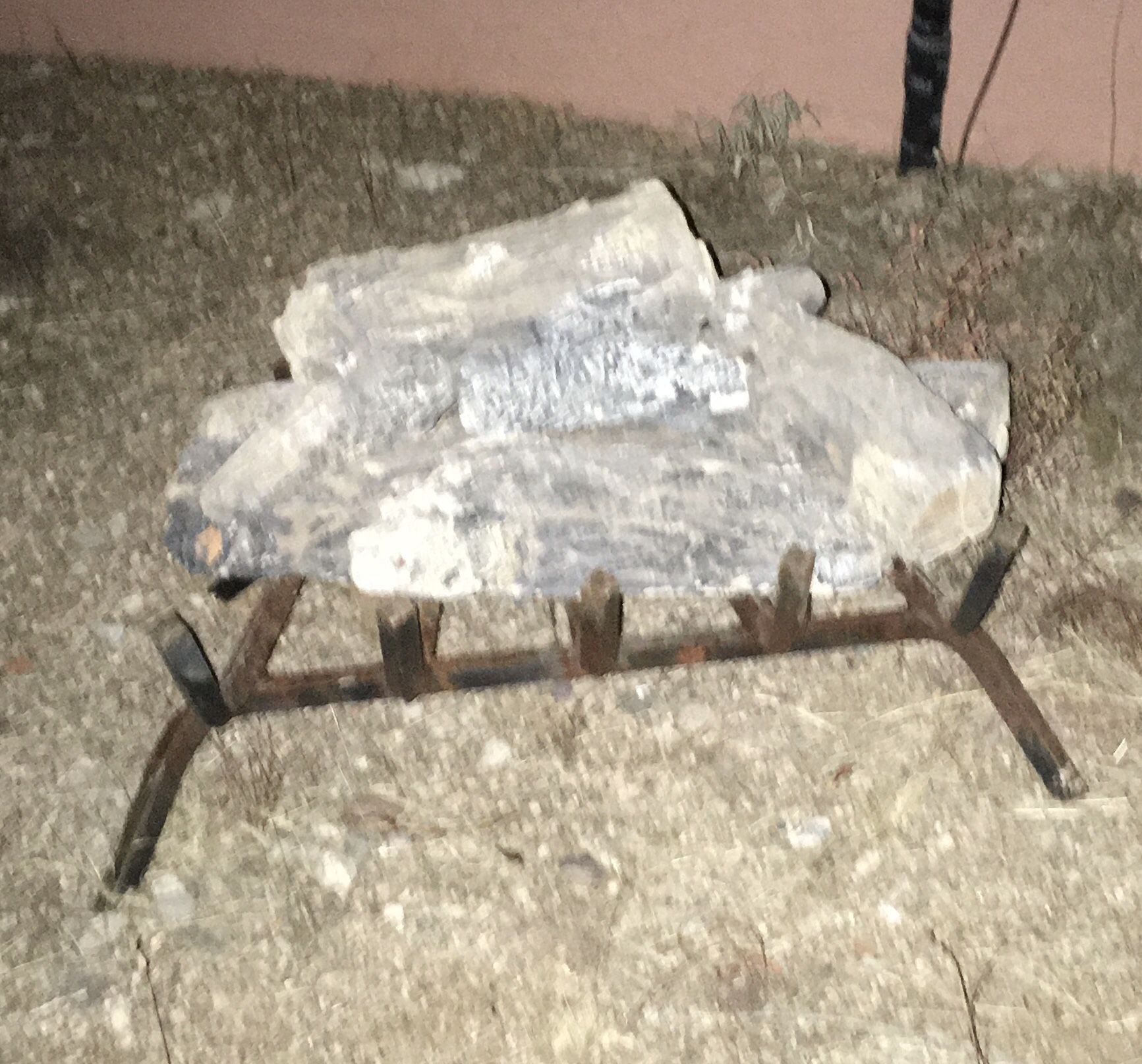 Gas Fireplace Logs and Grate, $50