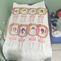 1977 Baseball 8 Pepsi -Cola Cards, Ryan, Seaver, Bench +  Brett + more